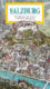Salzburg / panoramatická mapa - Kreslen panoramatick mapa Salzburgu s ilustrovanm prvodcem
