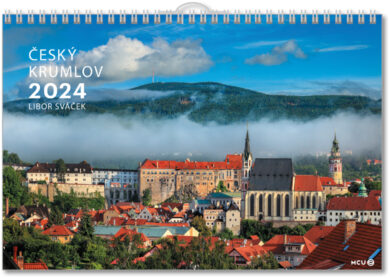 Český Krumlov / nástěnný kalendář 2024 na šířku  (8595115204778)
