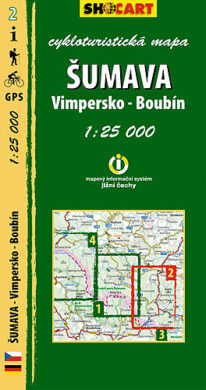 Šumava - Vimpersko, Boubín / cykloturistická mapa č. 2  1:25 000  (9788073390747)