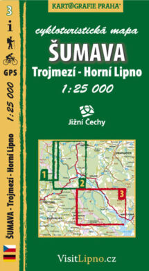 Šumava - Trojmezí, Horní Lipno / cykloturistická mapa č. 3  1:25 000  (9788073390754)