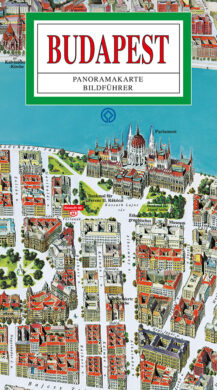 Budapešť / panoramatická mapa  německy  (9788086374376)