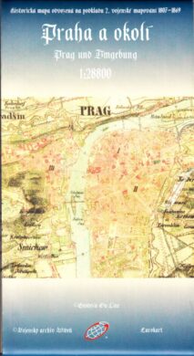Praha a okolí / faksimile 1807-1869  1:28 800  (9788086782133)