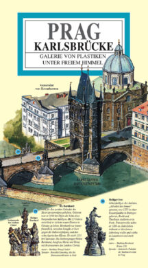 Karlův most / panoramatická mapa  německy  (9788086893204)