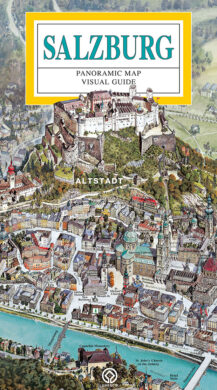 Salzburg / panoramatická mapa  anglicky  (9788086893228)