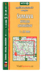 Šumava - Kvilda, Churáňov / cykloturistická mapa č. 1  1:55 000 - 3. aktualizované vydání cykloturistické mapy.