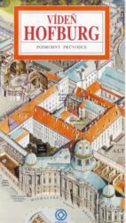 Hofburg / panoramatická mapa - Kreslená panoramatická mapa zámku Hofburg s podrobným ilustrovaným průvodcem
