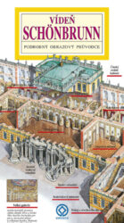Vídeň - Schönbrunn / panoramatická mapa - Kreslená panoramatická mapa vídeňské letní rezidence rakouských císařů s ilustrovaným průvodcem